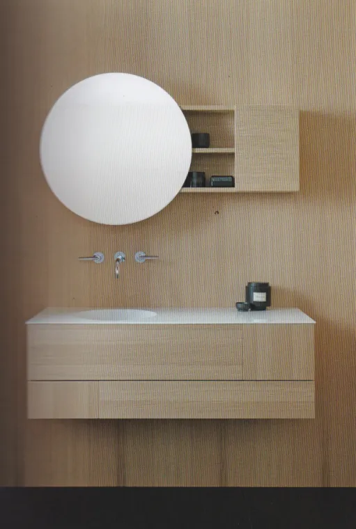 Composition mobilier Salle de Bains en 1.20m avec armoire de toilette